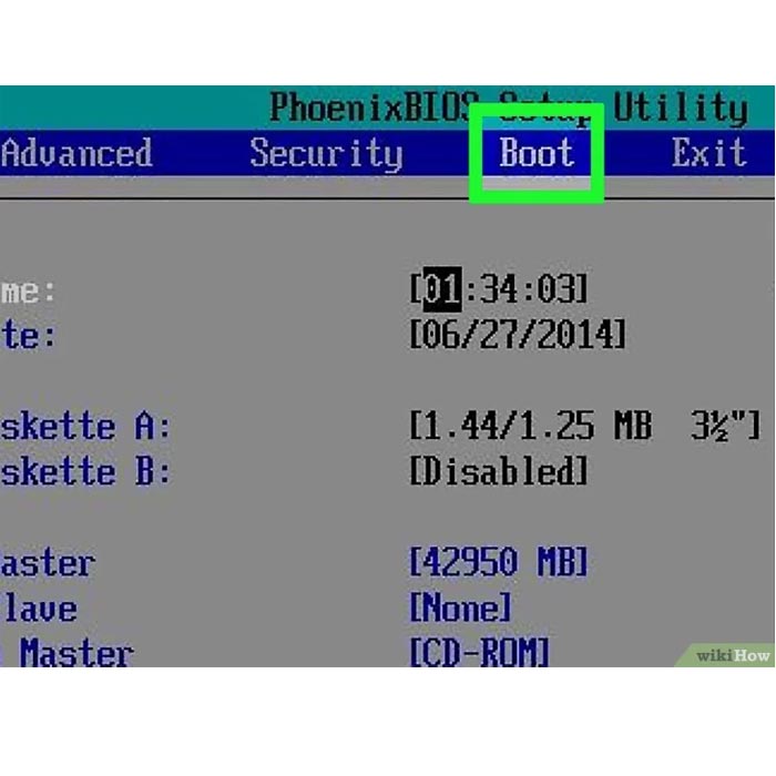 منوی Boot Options را در BIOS پیدا کنید